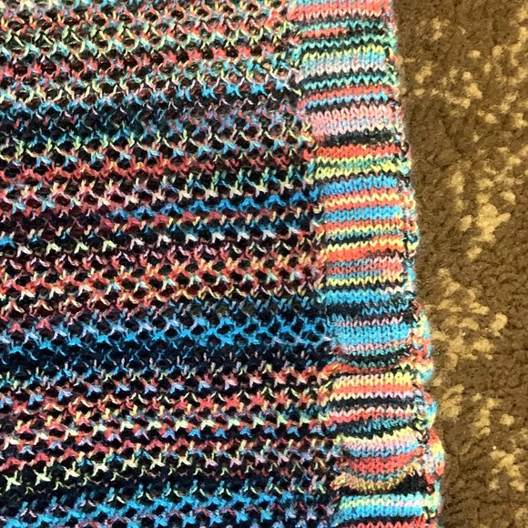 John Paul Richards Pullover Woman's Size Large Multicolored Sheer Sweater - Picture 10 of 12